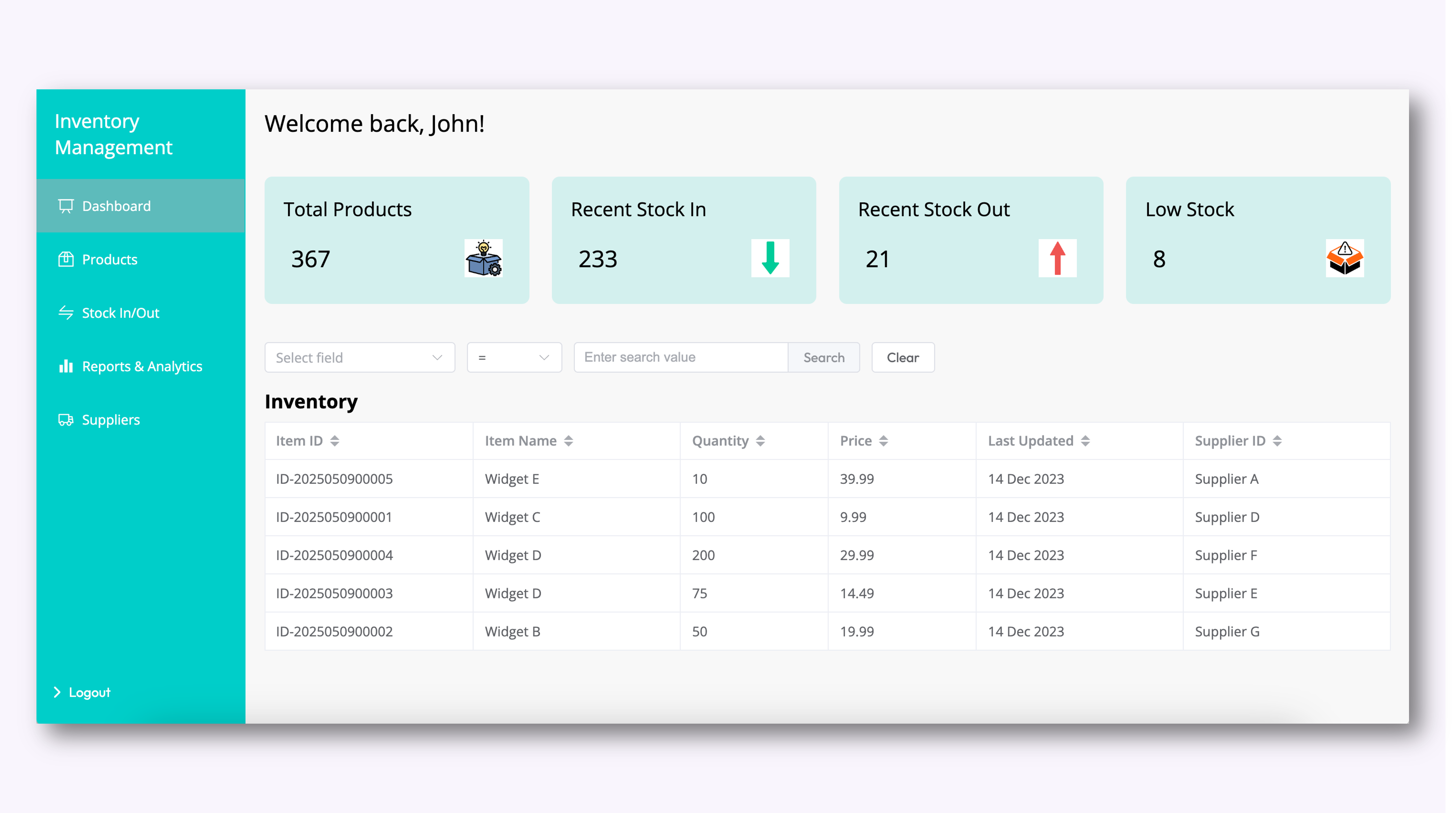 Inventory Management